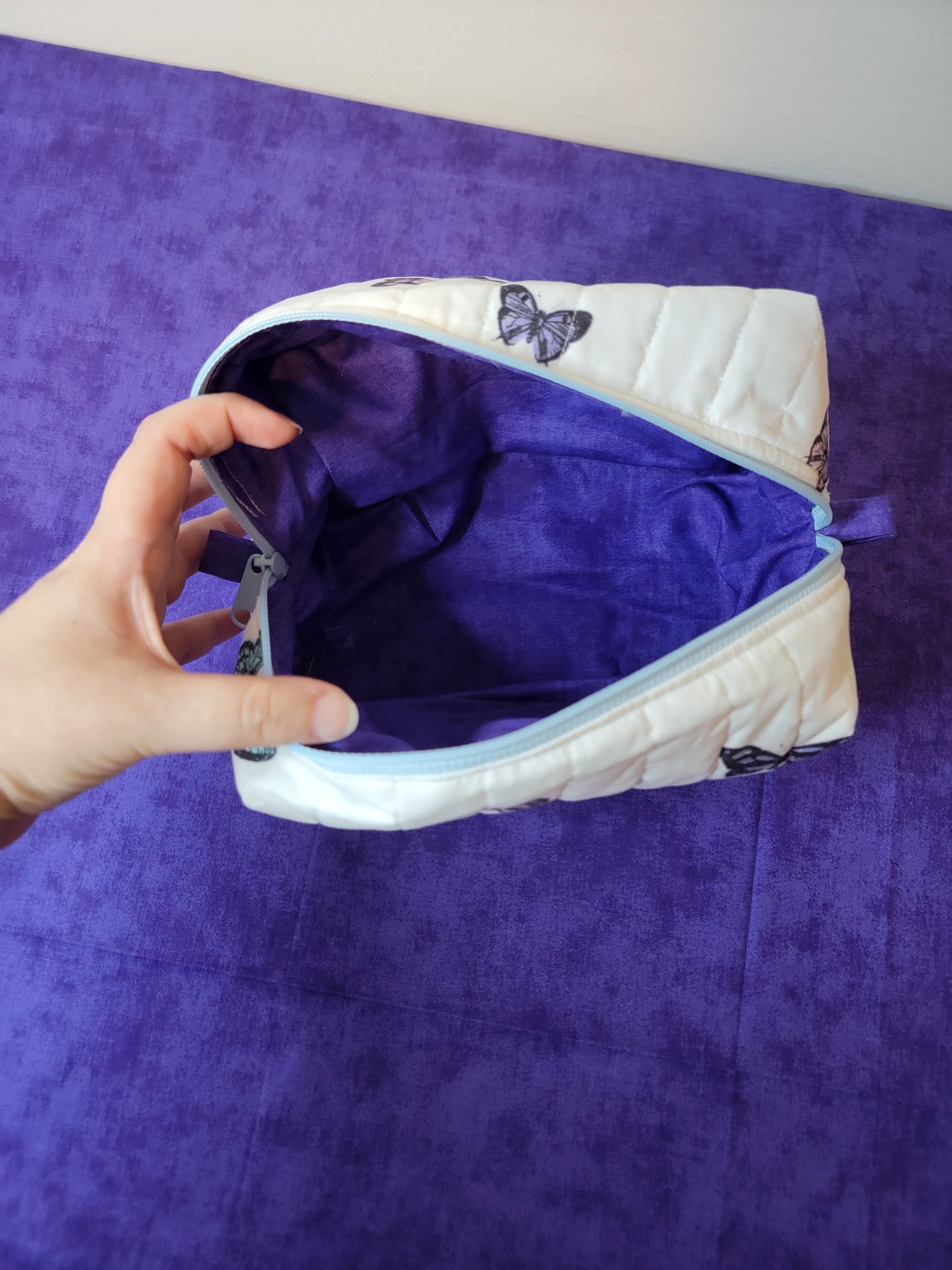 Large Butterfly Quilted Bag