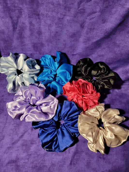 Satin handmade scrunchie