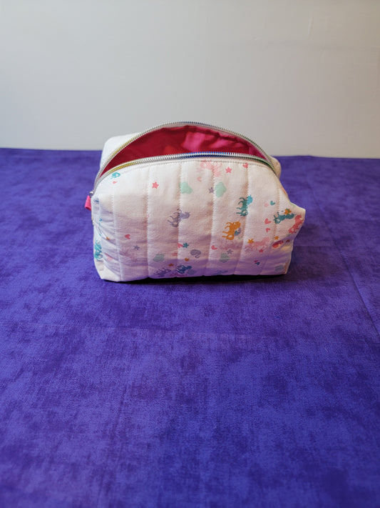 Unicorn small quilted bag