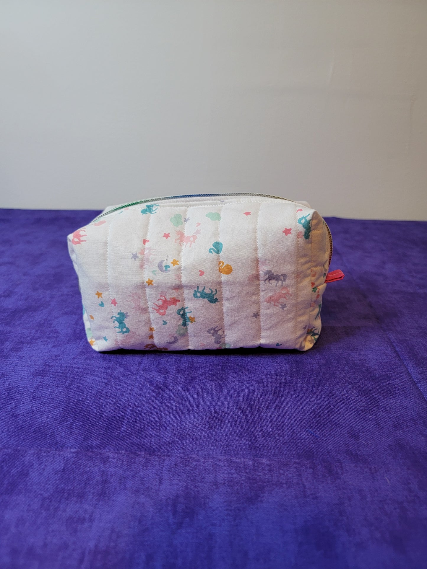 Unicorn small quilted bag