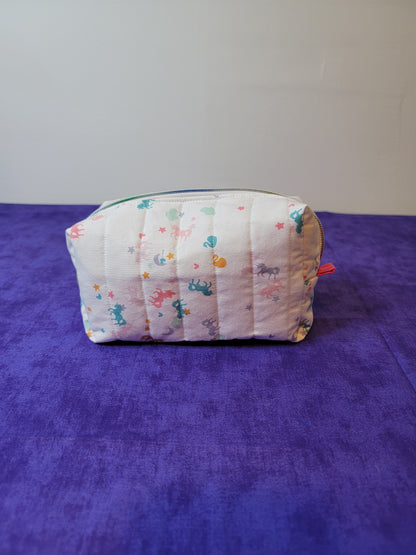 Unicorn small quilted bag