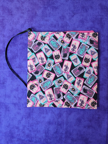 Glitter tarot cards adjustable book sleeve